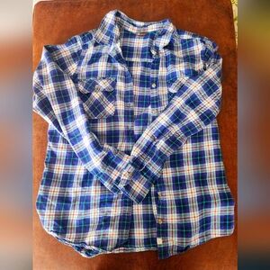 Eddie Bauer Plaid Button-Up Shirt